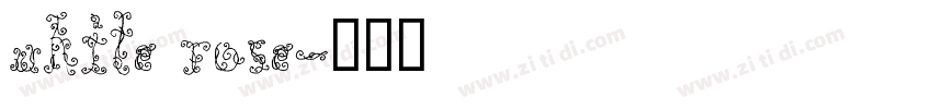 white rose字体转换